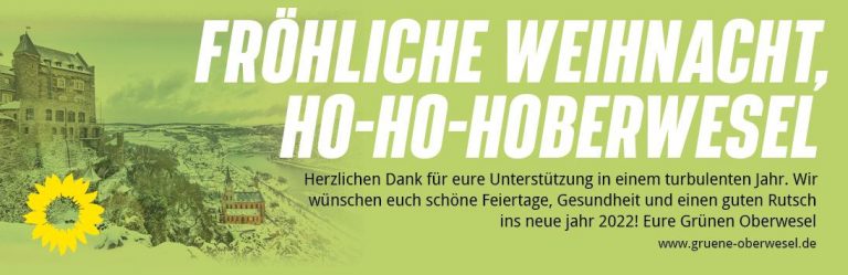 Ein Frohes Fest und einen guten Rutsch!