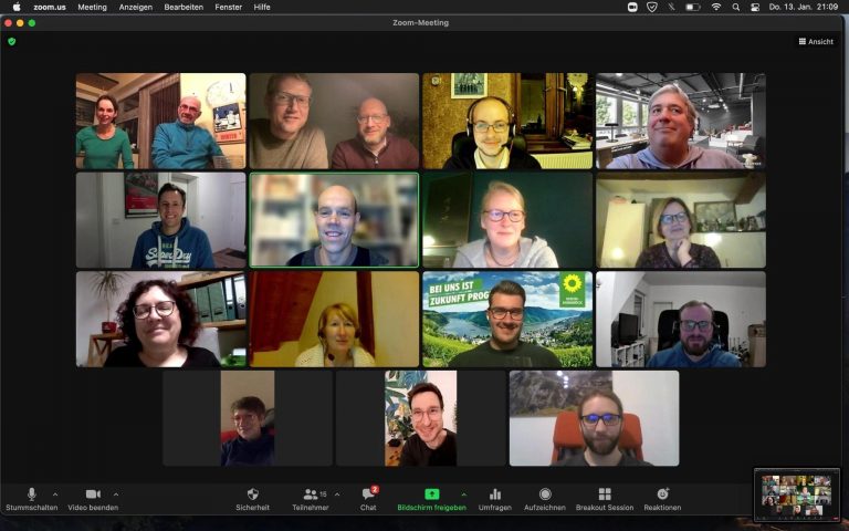 Grüner Video-Schoppen mit Kandidat Volker Boch
