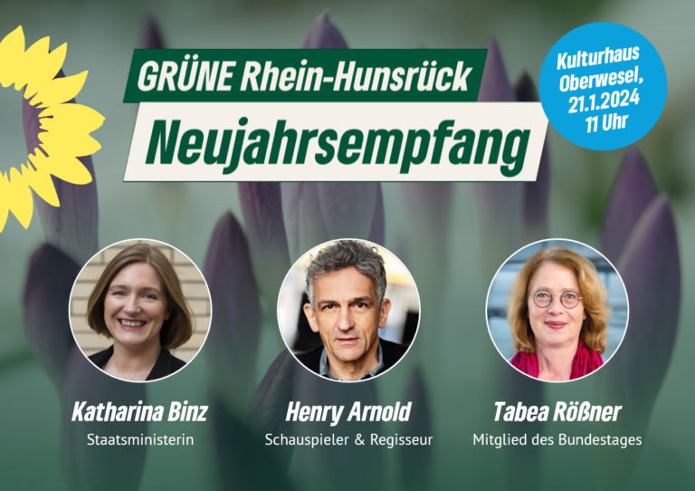 Neujahrsempfang 2024 der GRÜNEN Rhein-Hunsrück in Oberwesel